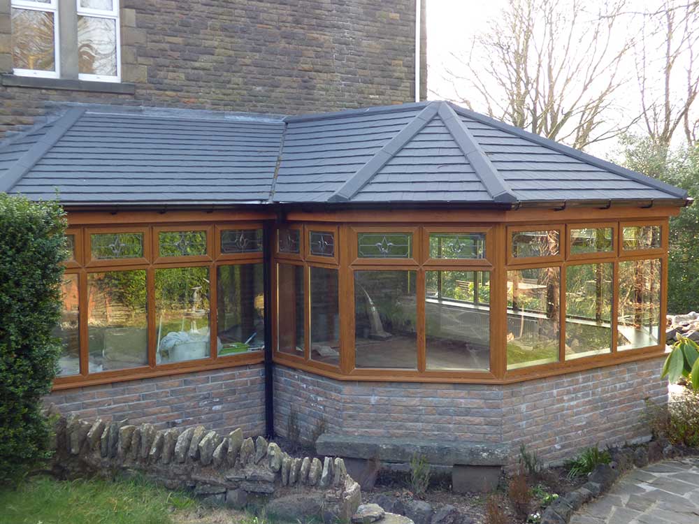 P-Shaped Conservatory Upgrade Alltwen