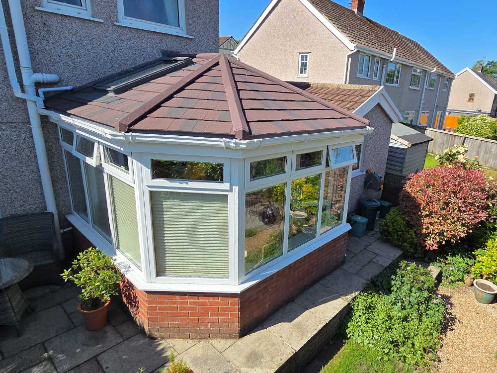 Victorian Conservatory with Custom Box Gutter in Glais